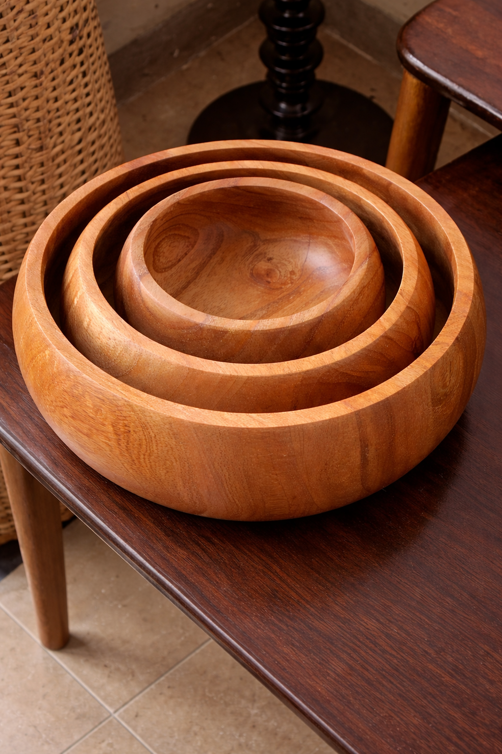 Mona Choice Wooden Salad Bowl