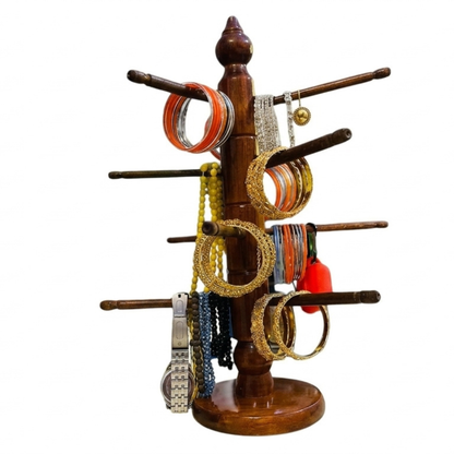 Wooden Jewelry Stand – Elegant Wooden Jewelry Organizer for Rings, Earrings & Bracelets