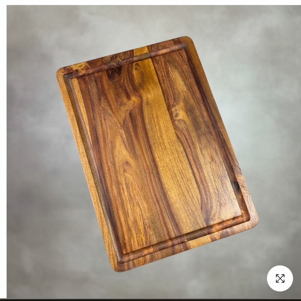 Square Shape Wood Platter – Wooden Restaurant Serving & Snack Board